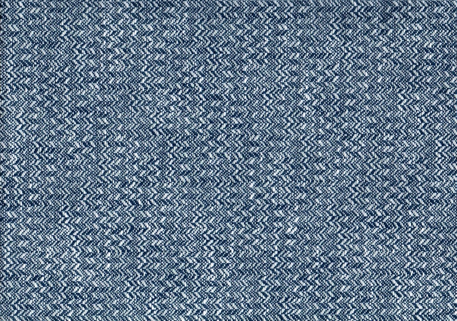 4.5 Yds Belle Dura Fabric Blue White Woven  Indoor/Outdoor Drapery Upholstery