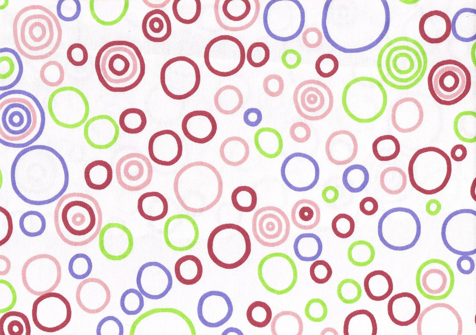 Designer Fabric Multi Colored Circles Cotton Drapery Upholstery  