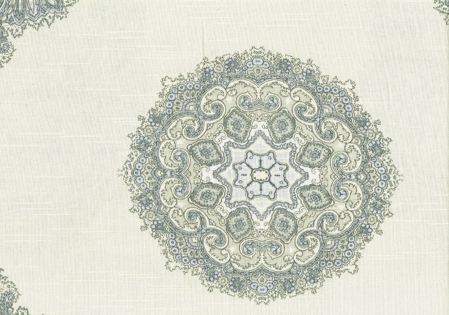 Home Accent Fabric Casablanca Pearl Cotton Gray Light Gray Drapery Upholstery 