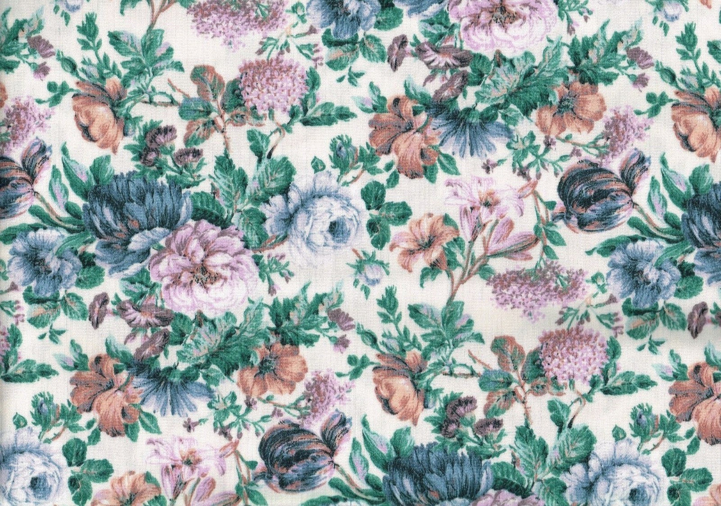 3 Yds Interior Fabric Ecru Blue Green Lavender Rose Outdoor Drapery Upholstery  