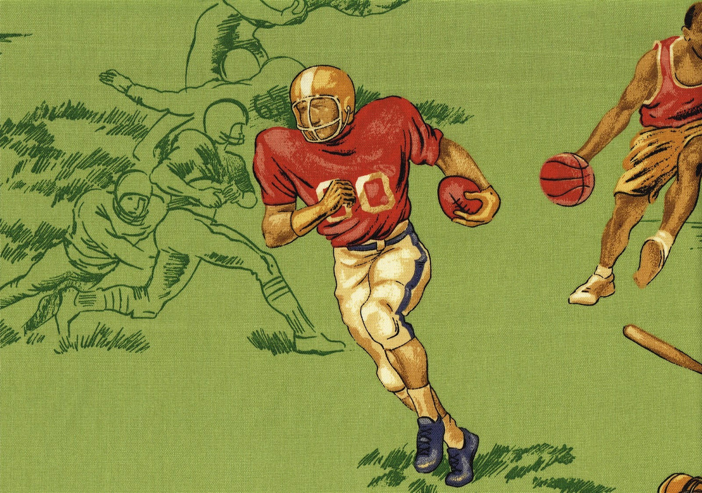Robert Allen Home Fabrics Sports   Cotton  Drapery Upholstery 