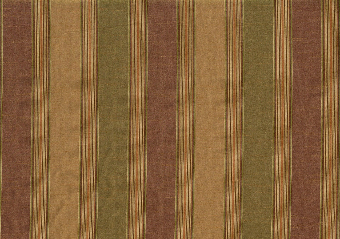 3.25 Yds  Robert Allen Fabrics Fleming Road Caramel Striped Drapery  Upholstery 