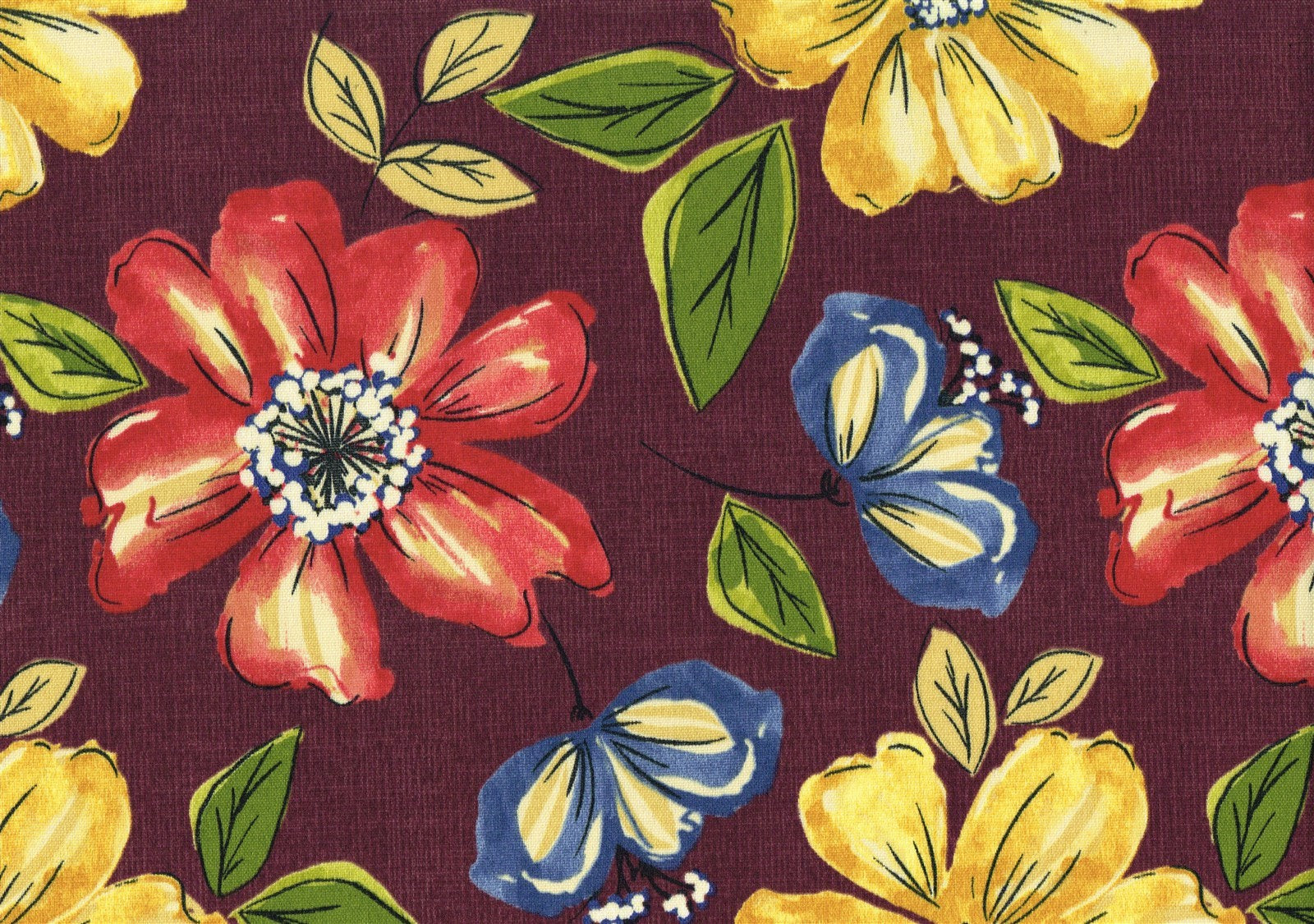 Richloom Maco Fabric Janice Eggplant Outdoor Eggplant   Drapery Upholstery 
