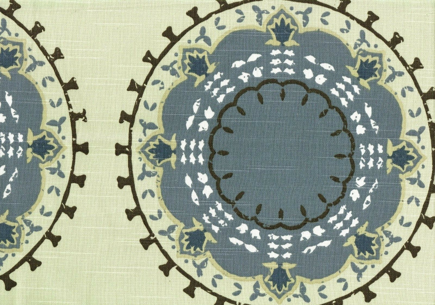 5 Yds  Robert Allen Fabric Dwell Studio Gray Brown Beige Drapery  Upholstery 
