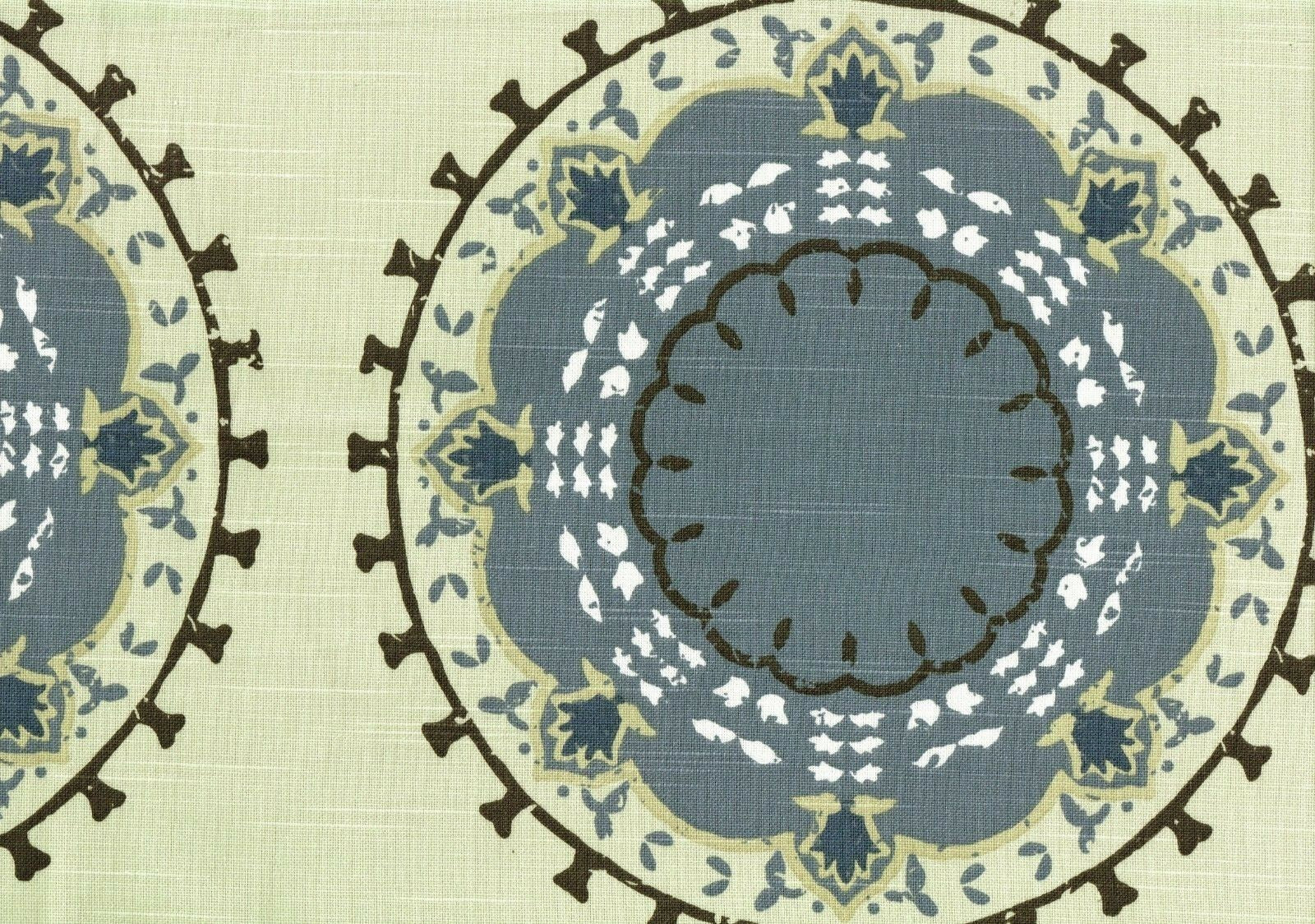 5 Yds  Robert Allen Fabric Dwell Studio Gray Brown Beige Drapery  Upholstery 