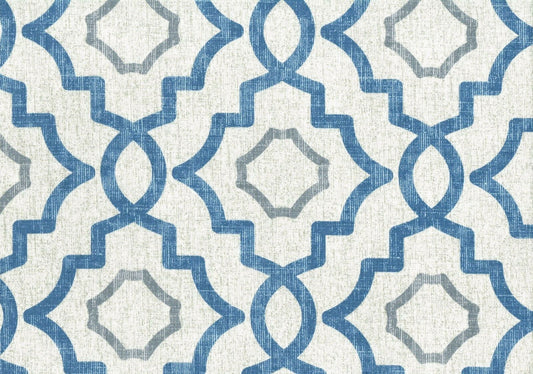 4 Yds Magnolia Home Fabric Talbot  Admiral Cotton    Drapery Upholstery