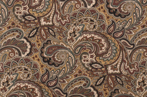 5.75 Yds Mill Creek Fabric Morelia Paisley Cotton Drapery Upholstery