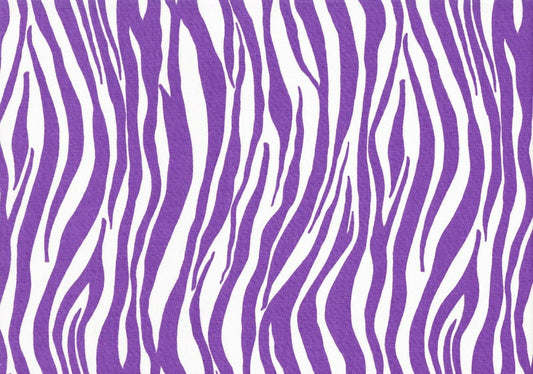 Designer Fabric Purple White   Print Cotton Duck  Drapery Upholstery 