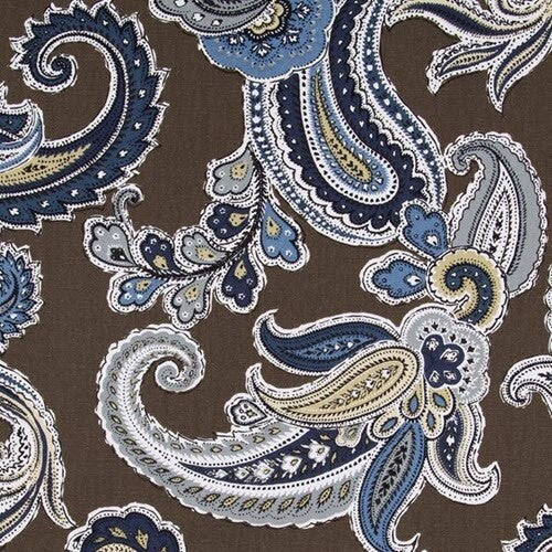 Robert Allen Fabric Global Pais Truffle  Cotton Draper Upholstery 