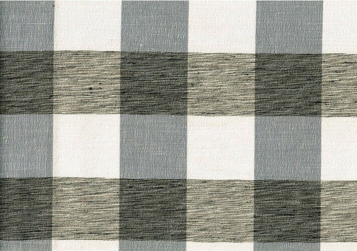 Leslie Jee Fabric Jardine Cement  Polyester Plaid  Drapery Upholstery 