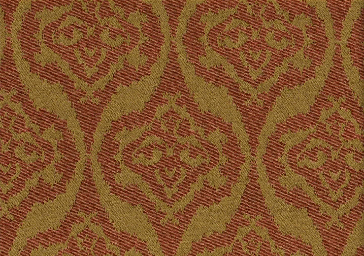 Robert Allen Fabric Filaree Canyon Red Gold Geometric  Upholstery 