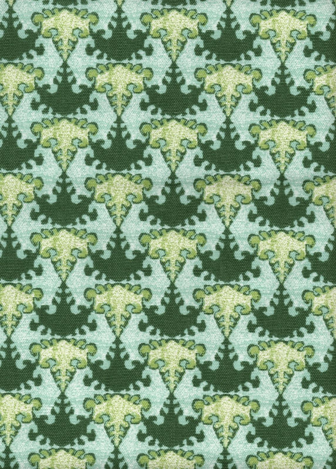 2 Yds Lacefield Fabric  Tessa Cucumber  Cotton Drapery Upholstery