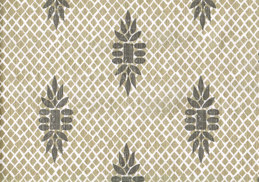 4.25 Yds Lacefield Fabric  Boca Gold  Cotton Drapery Upholstery