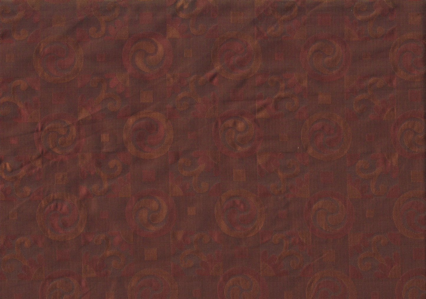 Robert Allen Fabric Chelsea Dream Plum Scroll Drapery Upholstery  