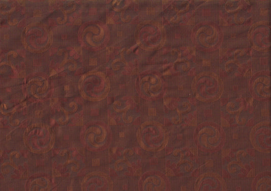 Robert Allen Fabric Chelsea Dream Plum Scroll Drapery Upholstery  