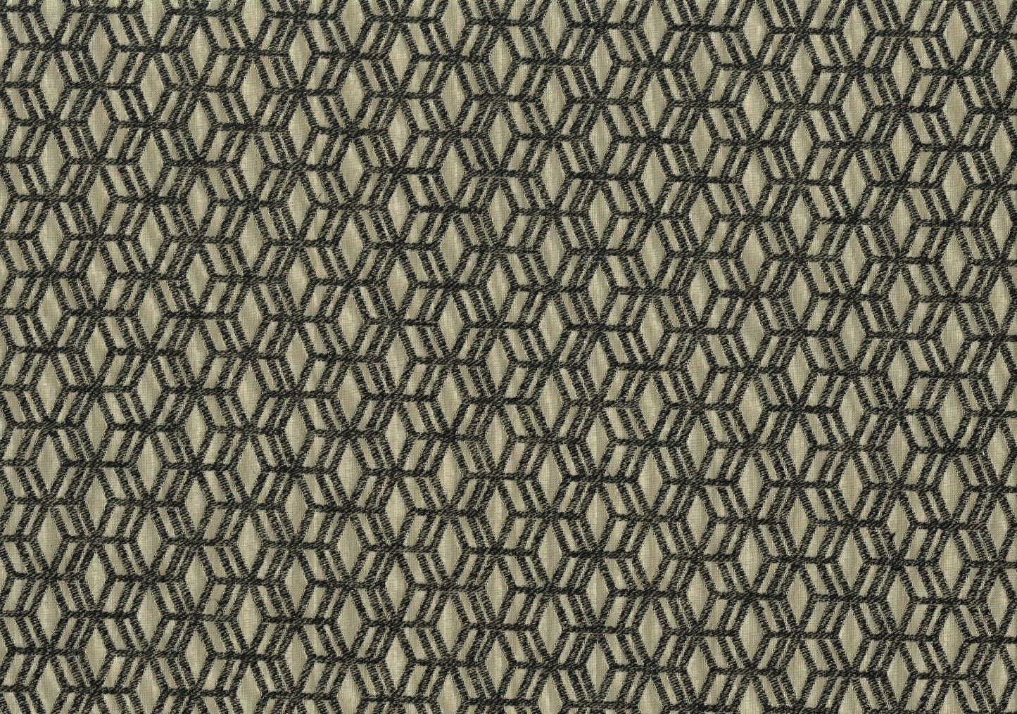 Waverly Fabric Turing Point Zinc Black Gray  Drapery Upholstery  