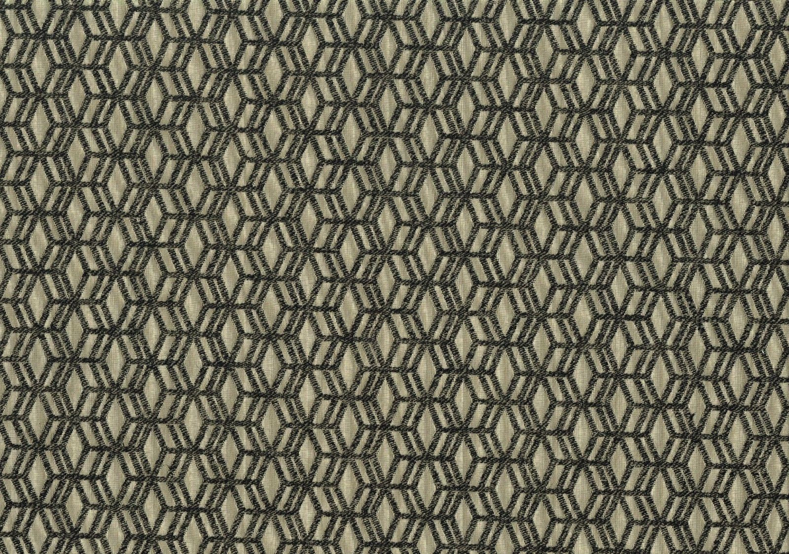 Waverly Fabric Turing Point Zinc Black Gray  Drapery Upholstery  