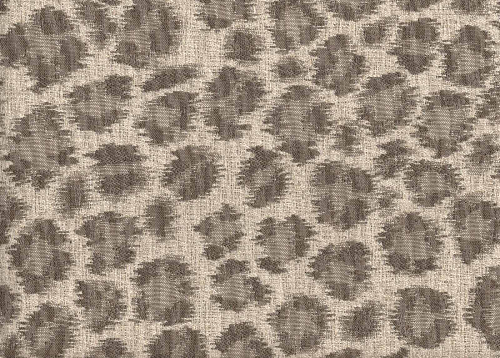 Sunbrella Fabric Cheetah Taupe Drapery Acrylic Drapery/Upholstery