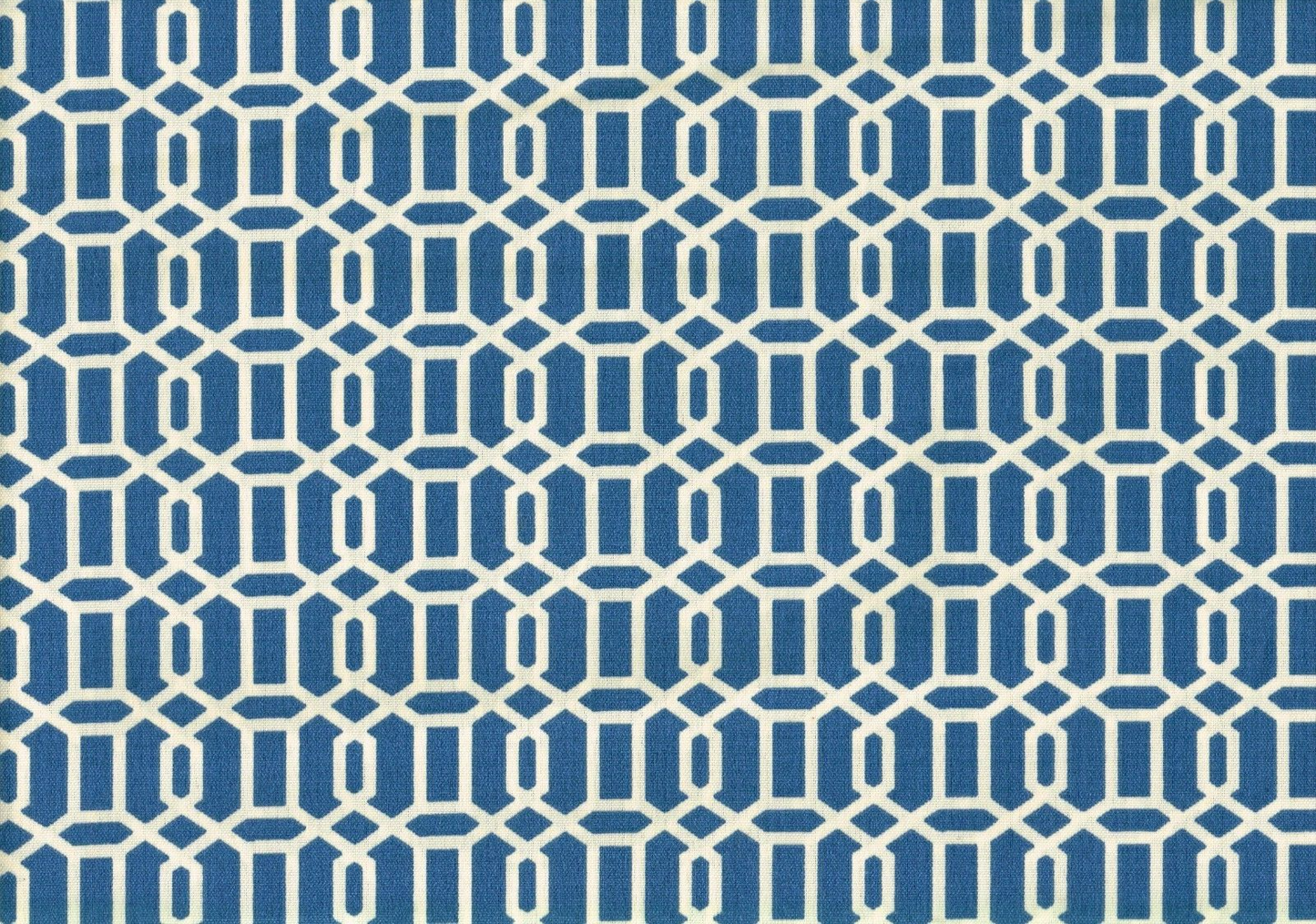 5 Yds Mill Creek Fabric Blue White   Indoor/Outdoor  Drapery Upholstery