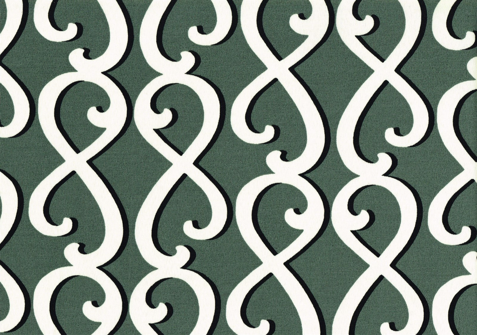 Mill Creek Fabric Dickson Shadow Gray Off White Black  Outdoor Upholstery   