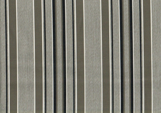 1 .75 Yd  Sunbrella Fabric Brown Stripe Solution Dyed Acrylic Drapery Upholstery