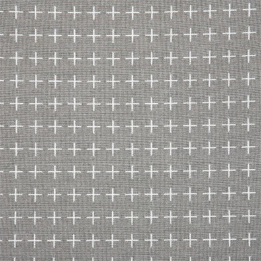 4 Yds Pindler Pindler Grid Gravel 100% solution-dyed Acrylic Upholstery