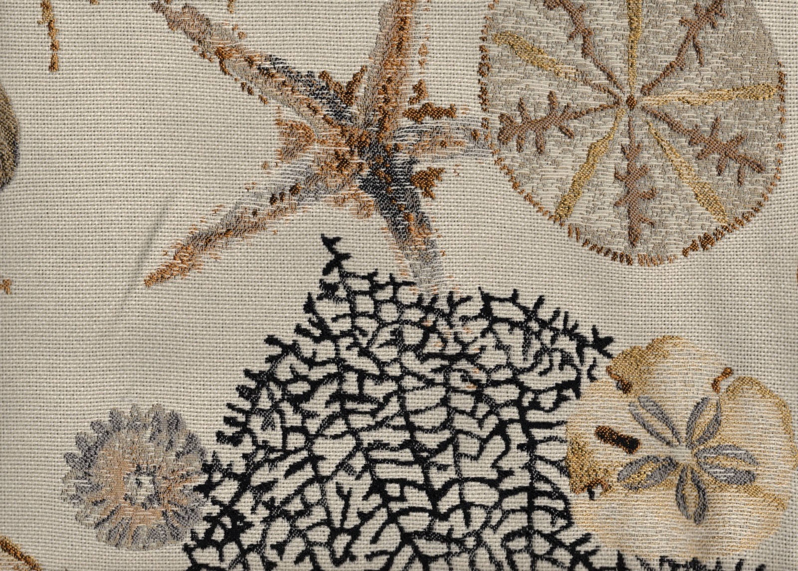 Paragon Fabric Sanibel SAnd Dollar  Print  Drapery Upholstery