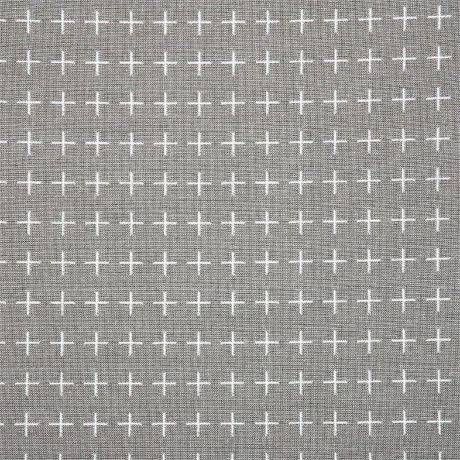 3.5 Yds Pindler Pindler Grid Gravel 100% solution-dyed Acrylic Upholstery