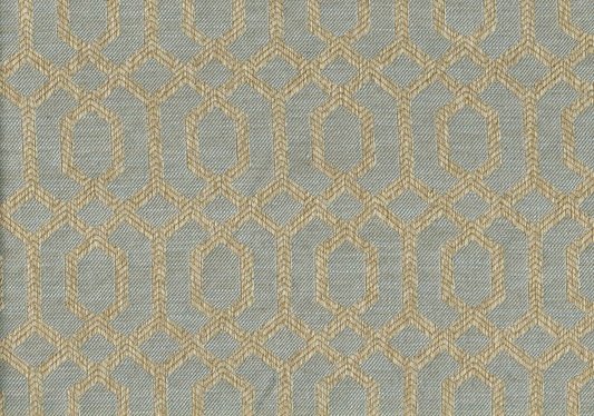 Hamilton Fabric  Parquet Silver Sage Poly Blend Drapery Upholstery