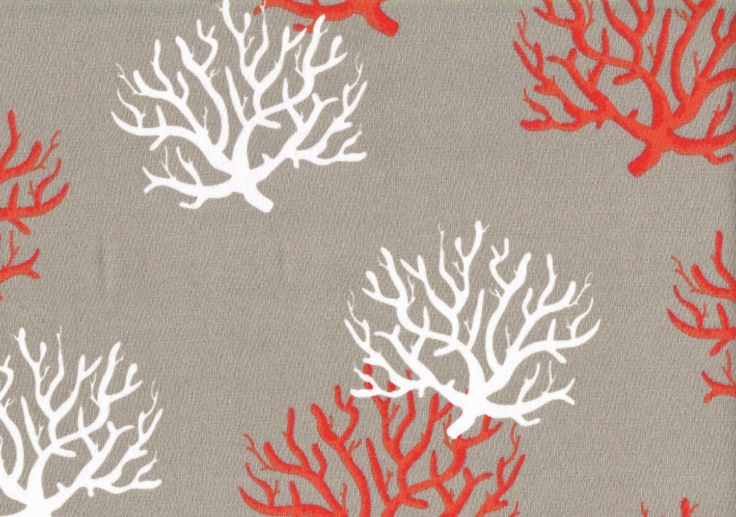 Premier Prints Isadella Salmon Gray Salmon White   Outdoor Drapery Upholstery 