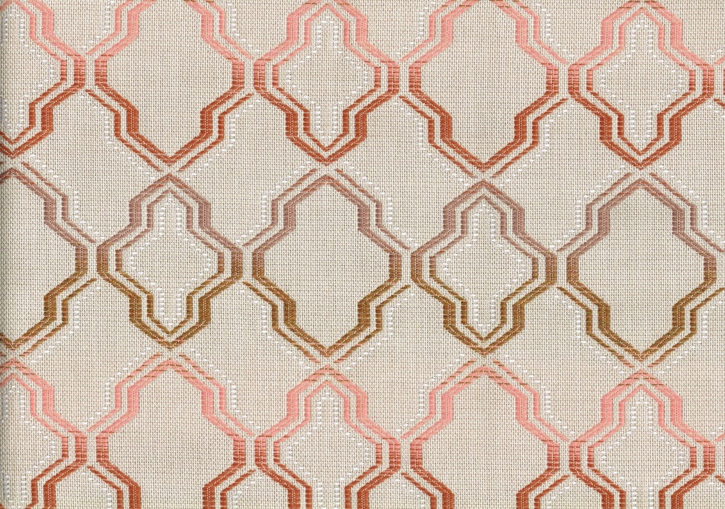 6 Yds Sunbrella Fabric Cinnamon Pink Woven  100% Solution Dyed Acryle Upholstery