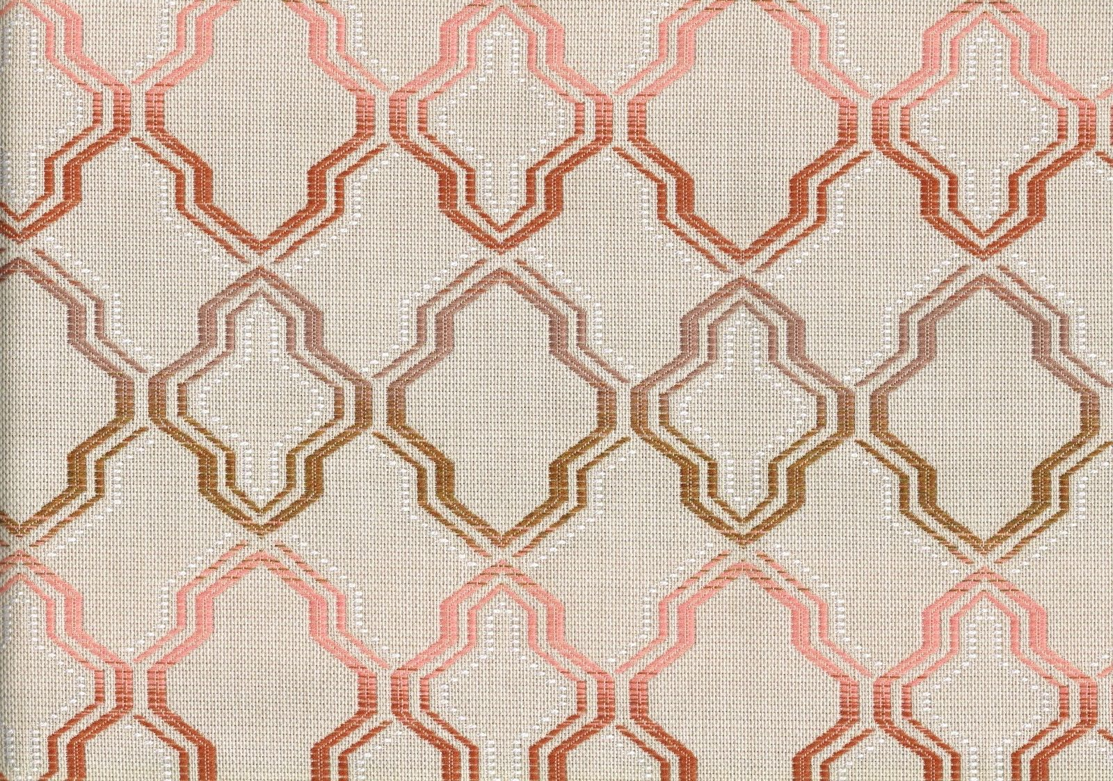 6 Yds Sunbrella Fabric Cinnamon Pink Woven  100% Solution Dyed Acryle Upholstery