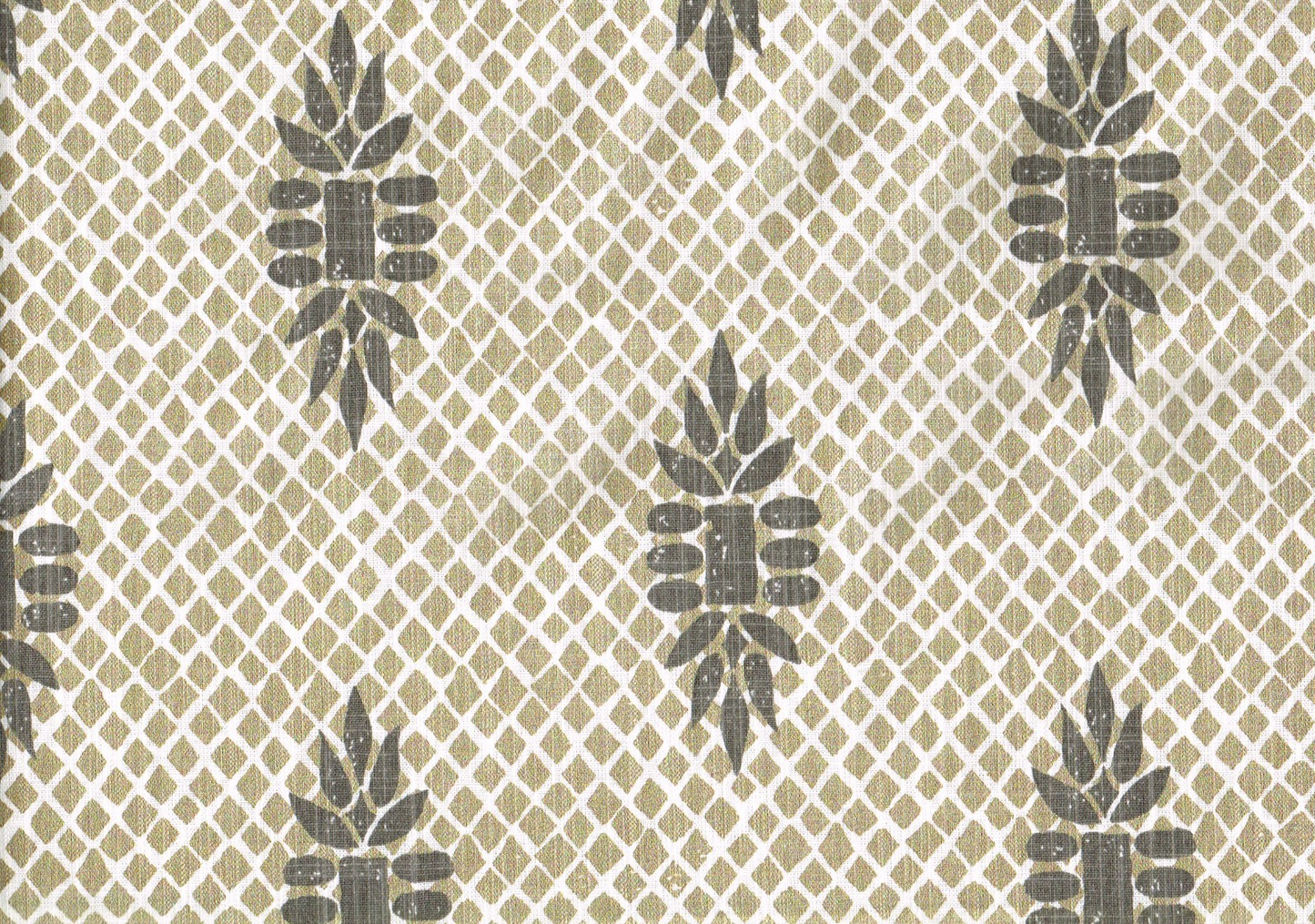 4.25 Yds Lacefield Fabric  Boca Gold  Cotton Drapery Upholstery