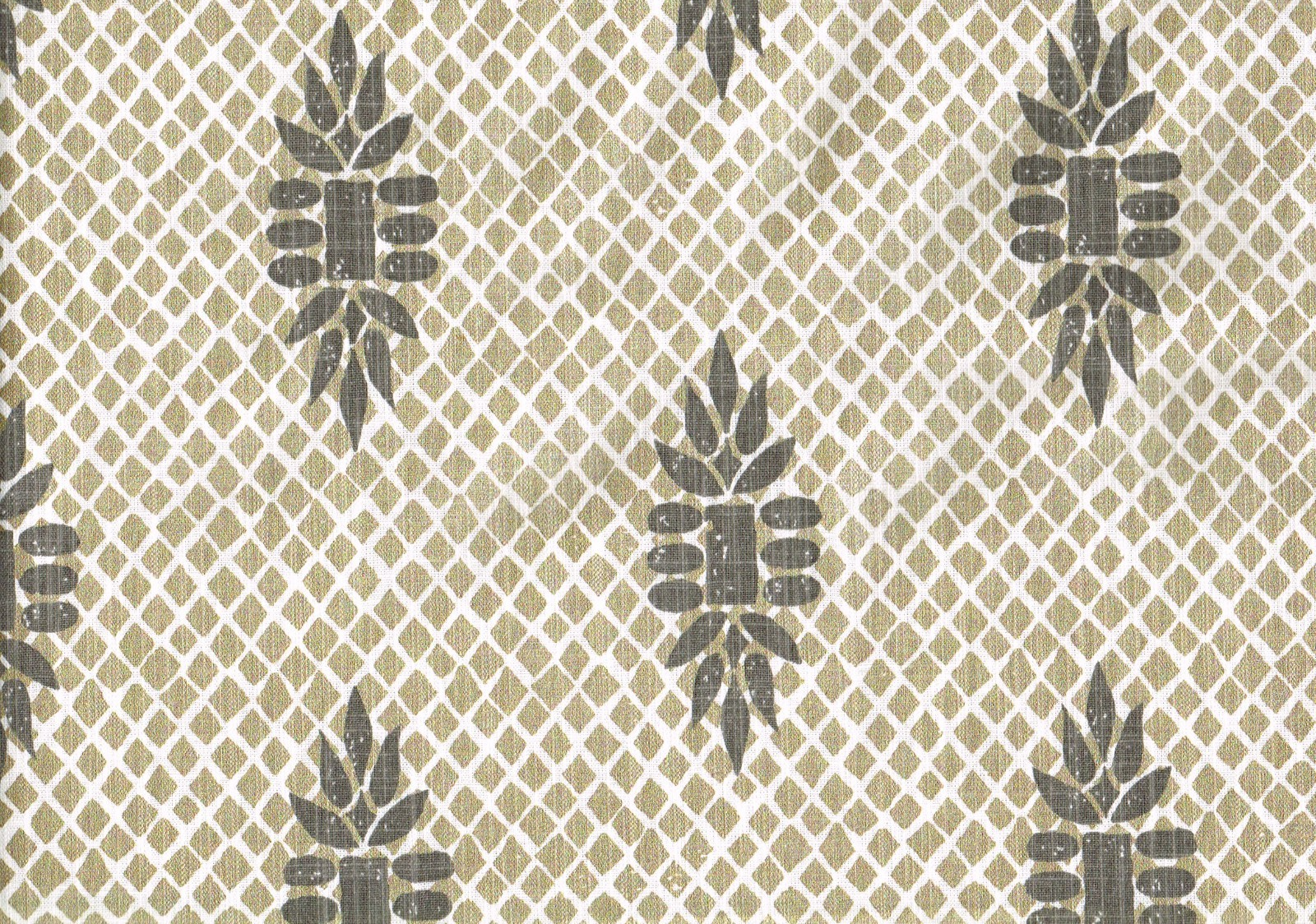 4.25 Yds Lacefield Fabric  Boca Gold  Cotton Drapery Upholstery