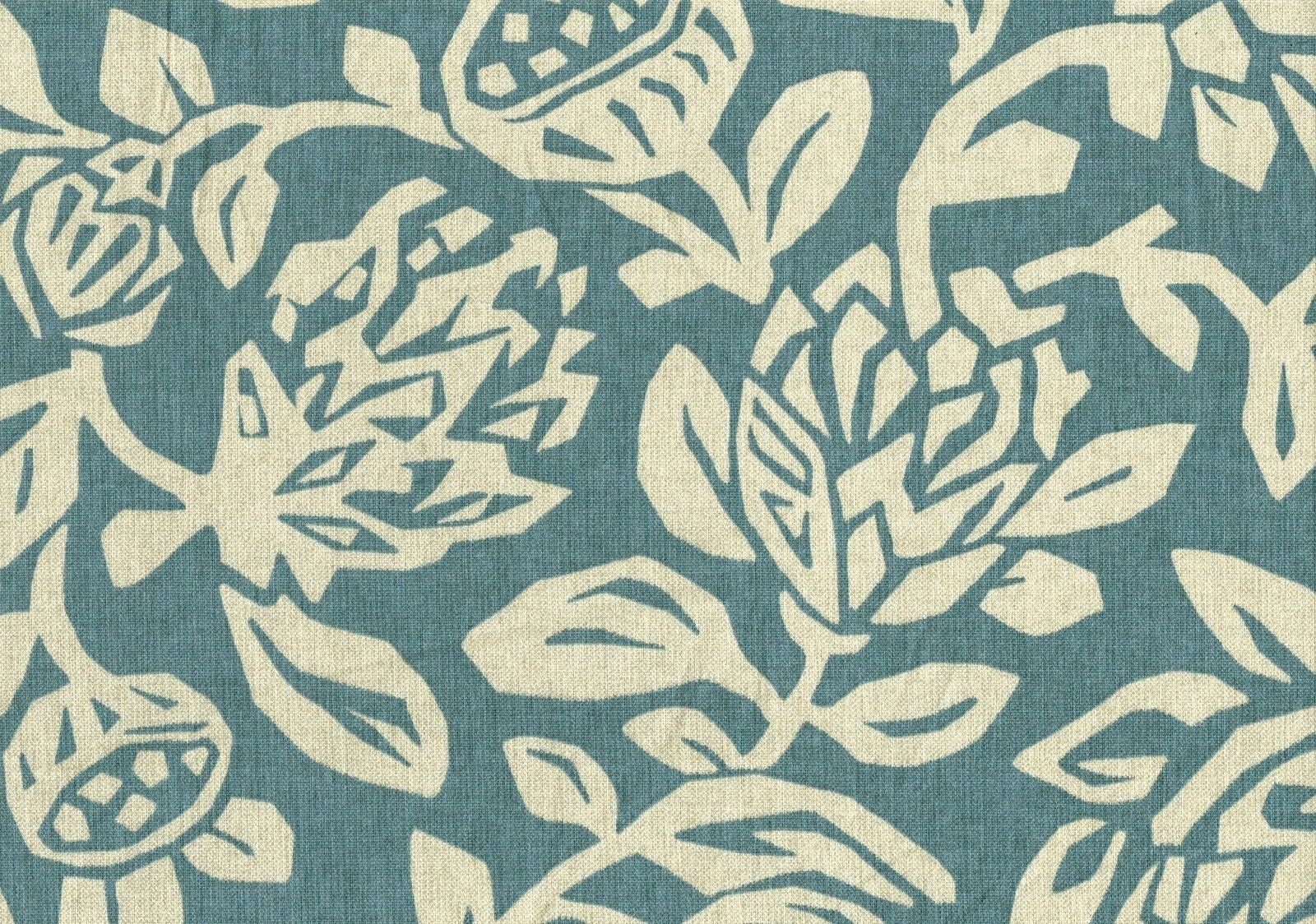 Robert Allen Fabric Cutwork Blooms Cove Cotton  Drapery Upholstery 