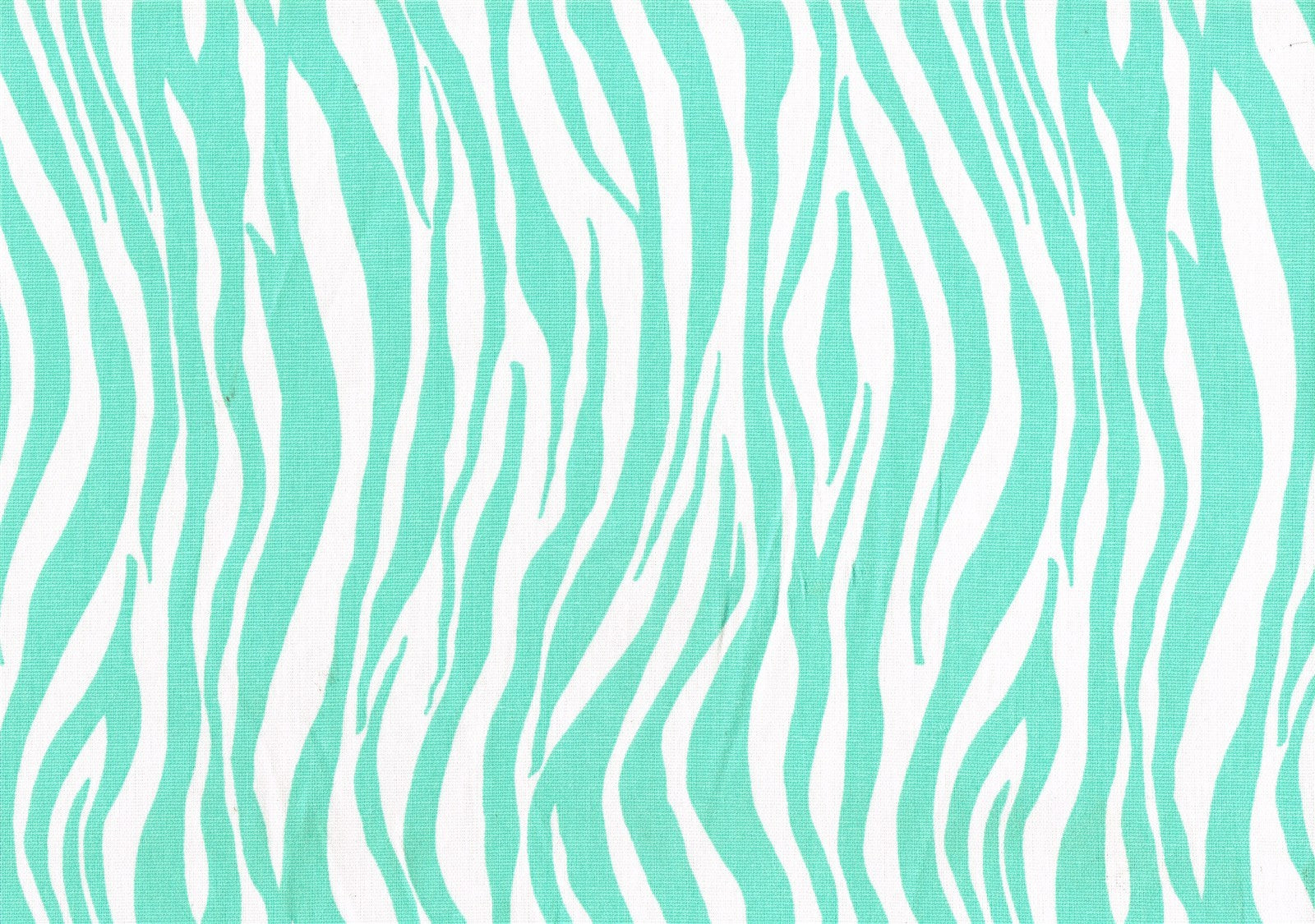 Designer Fabric Aqua White Geometric  Cotton  Print Drapery Upholstery 