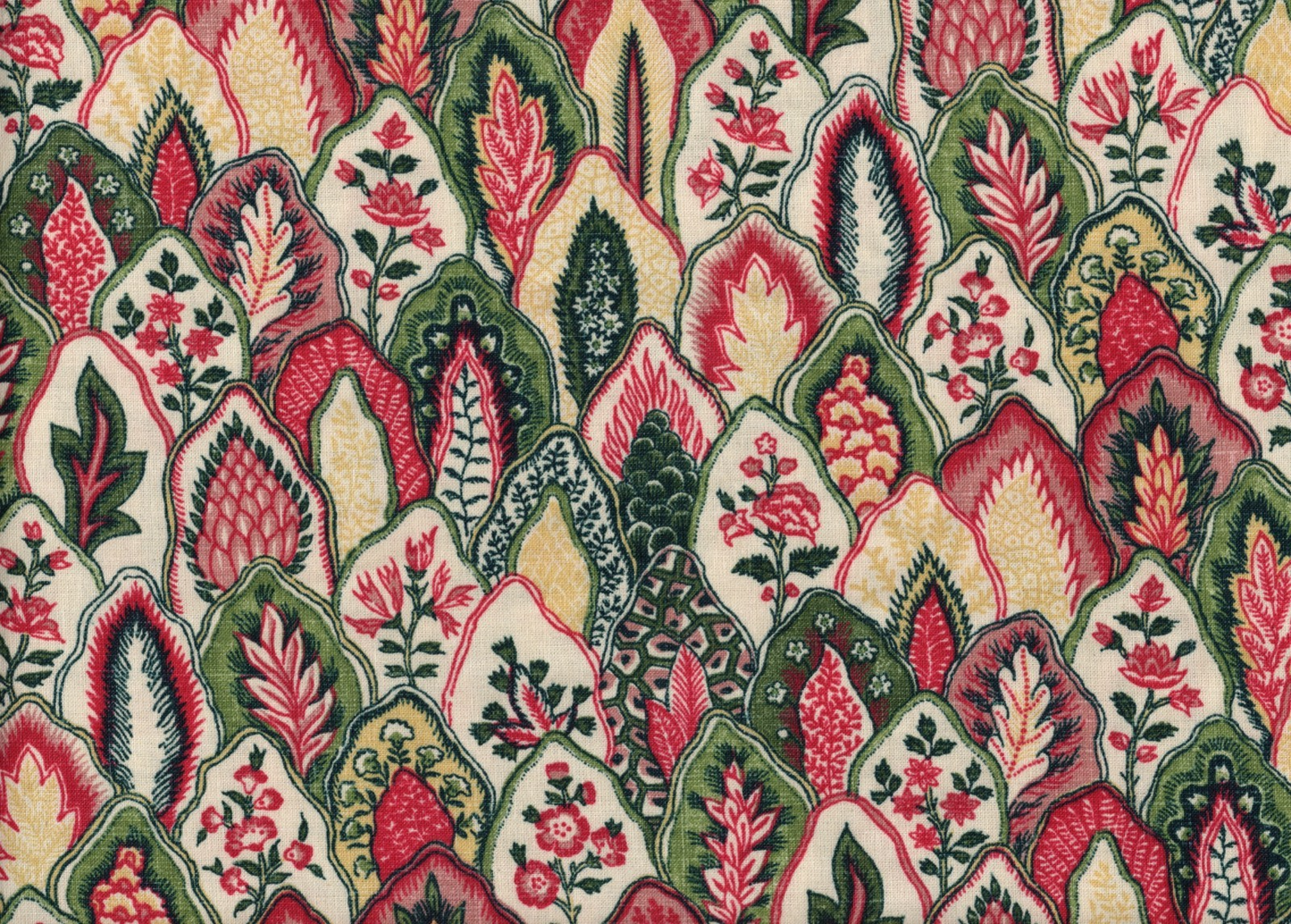 4.25 Yds Waverly Fabric Dominique Multicolor  Drapery Upholstery  Cotton