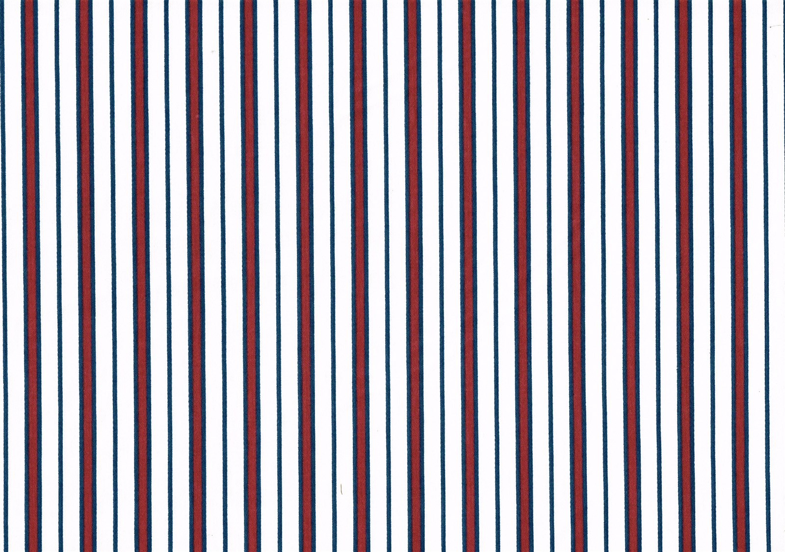 Waverly Fabric Brook Stripe White Burgundy Blue   Cotton Drapery Upholstery 