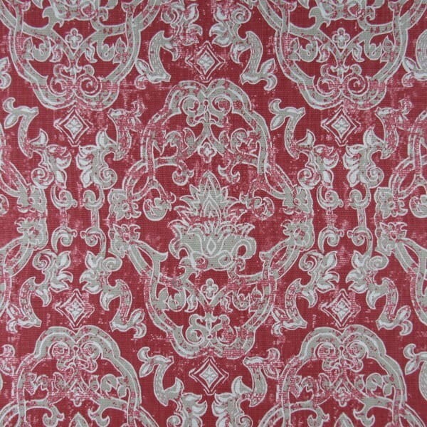 3.25 yds Lacefield Fabric Contessa Salmon Cotton Drapery Upholstery