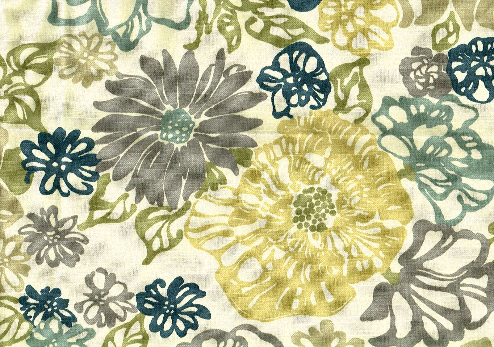 5 Yds  Richloom Fabric  Invigora   Spring  Cotton Drapery Upholstery