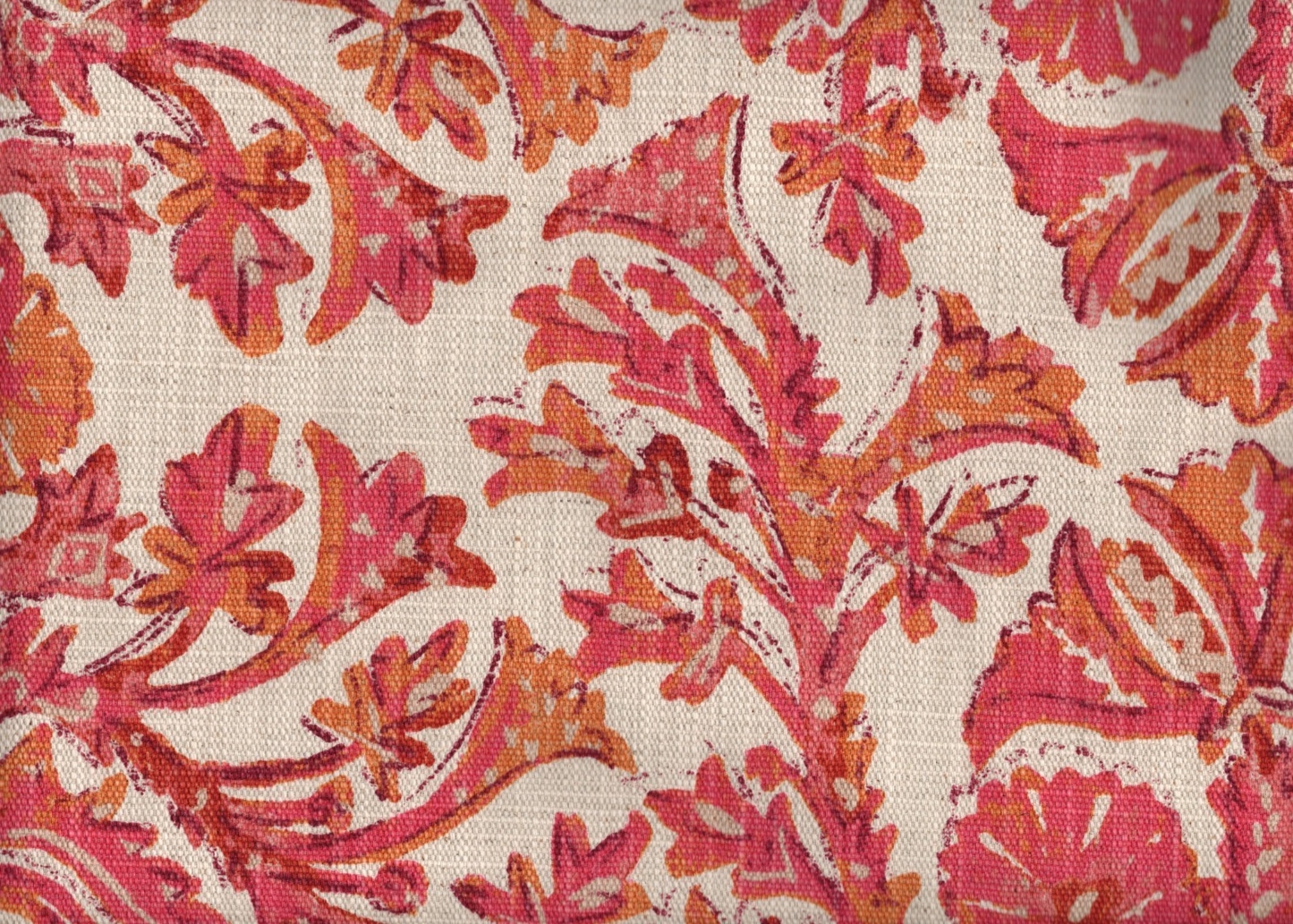 3.5 Yds Lacefield Fabric  Sofia Rosa  Cotton  Drapery Upholstery
