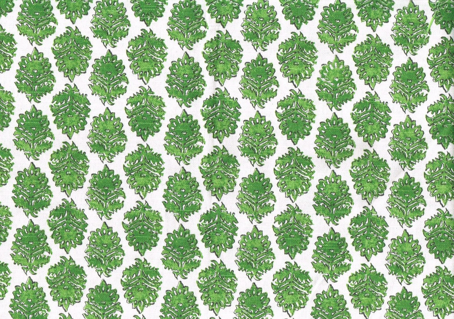 7 yds Lacefield Fabric Zira Green  Cotton Drapery Upholstery