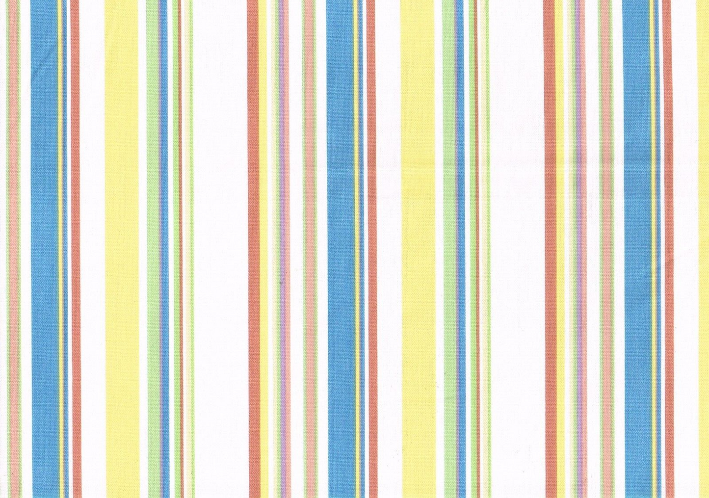 5 Yds Waverly Fabric Sequence Striped   100% Cotton  Drapery Upholstery