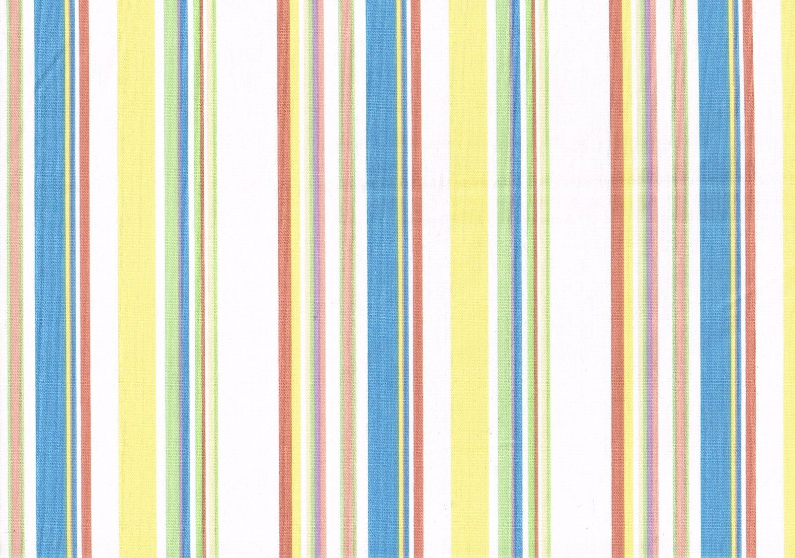 5 Yds Waverly Fabric Sequence Striped   100% Cotton  Drapery Upholstery