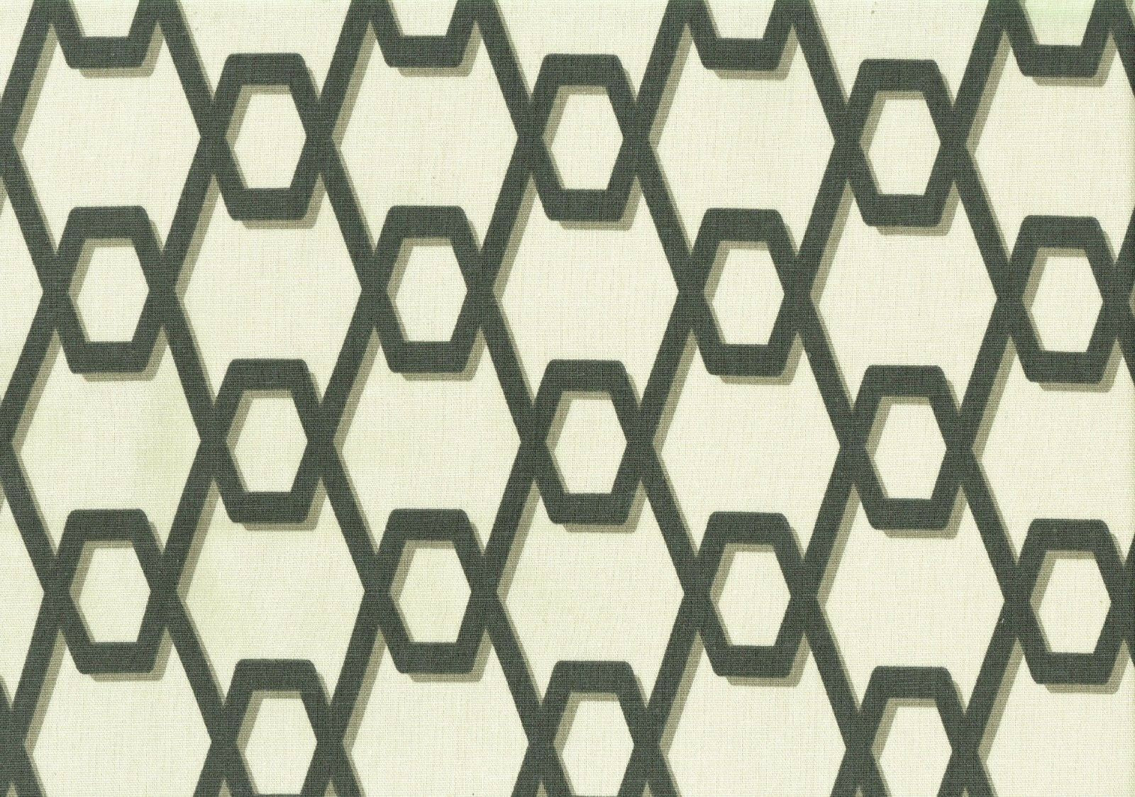 5 Yd Magnolia Home Fabric Rhythm Brown Khaki Cotton Print  Drapery Upholstery 