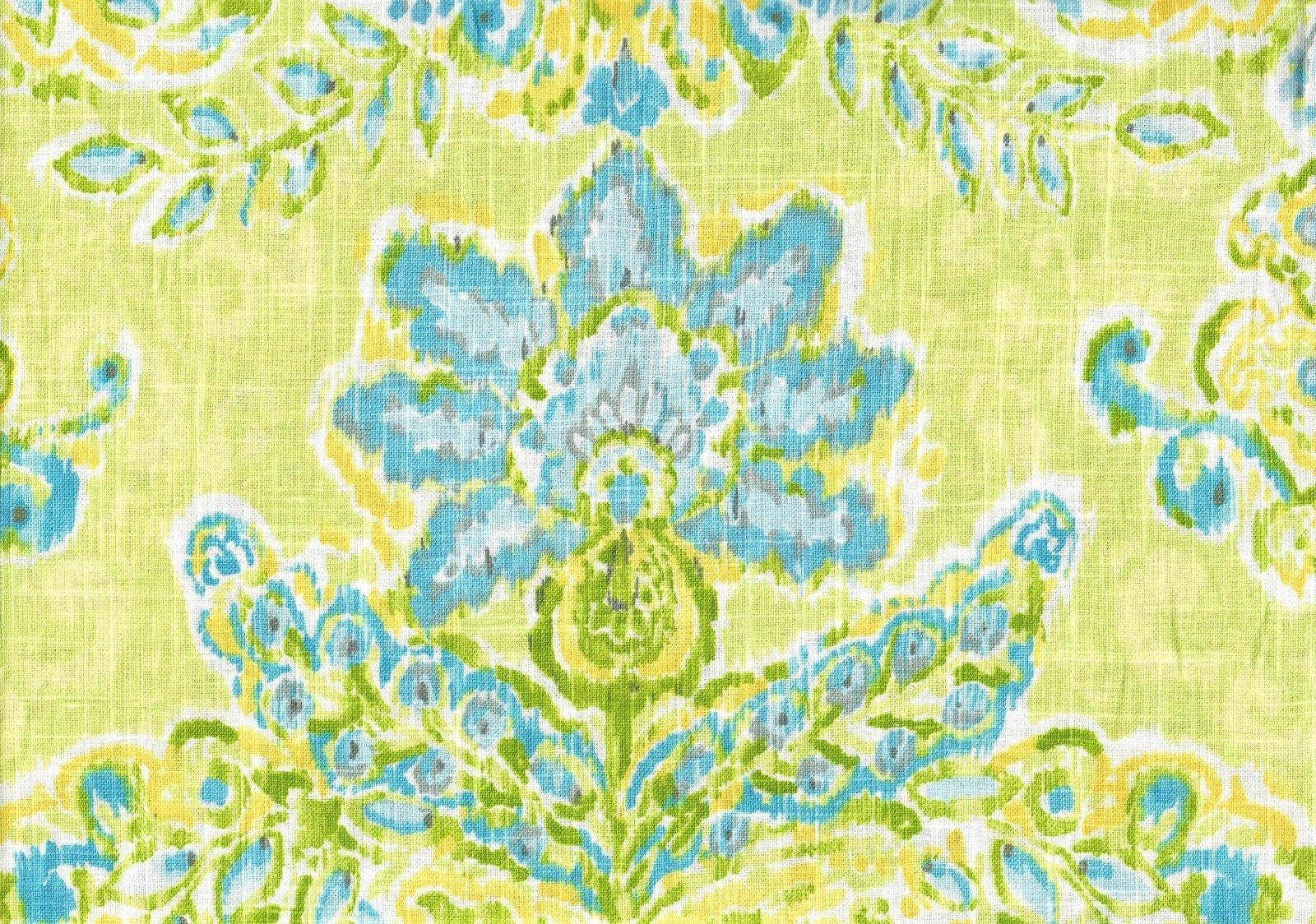  Waverly Fabric Crystal Vision Citrus  Cotton Print   Drapery Upholstery  