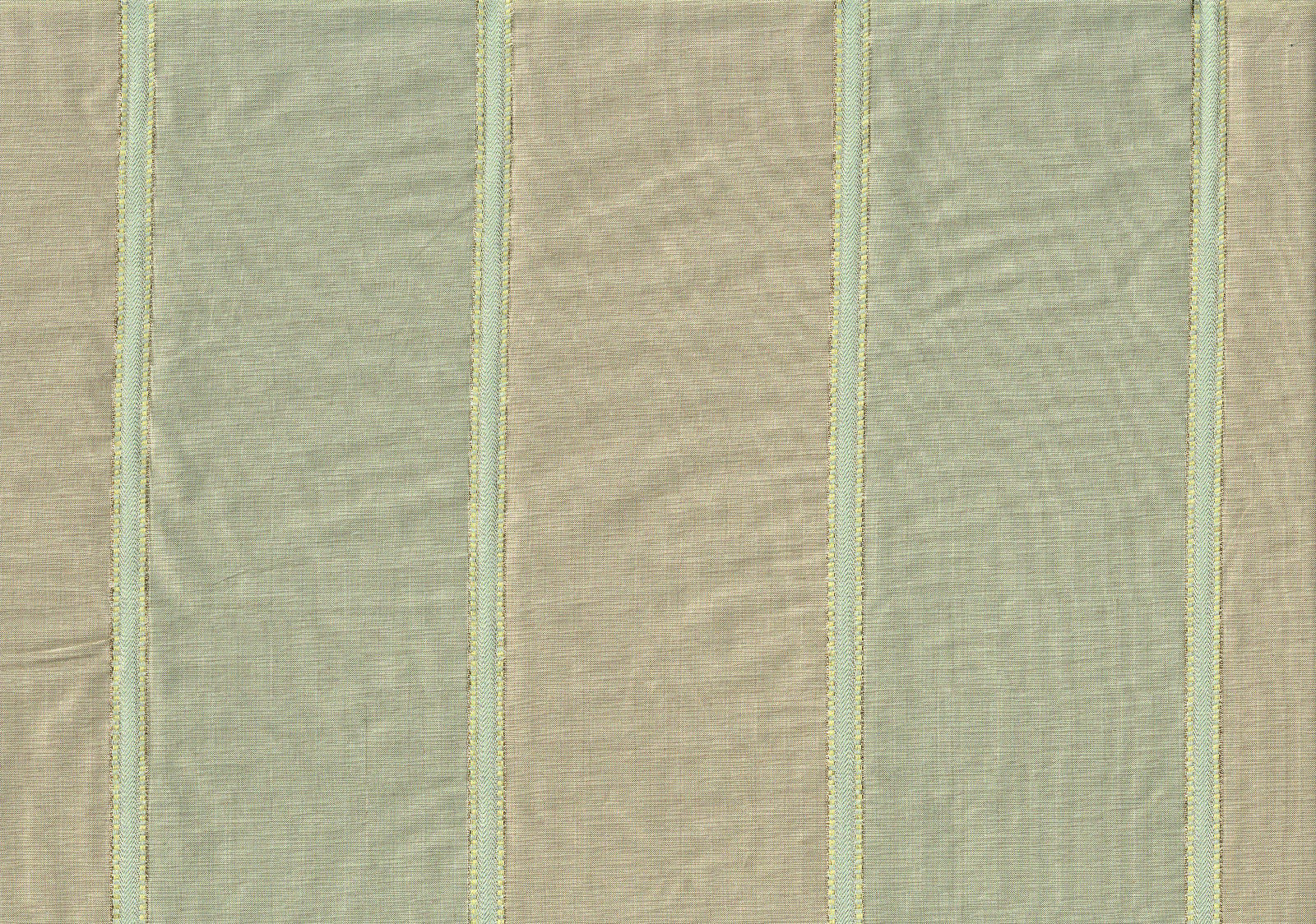  Avon Silk Fabric 100% Silk Stripe Aqua Beige  Drapery Upholstery PDS 1476 G 