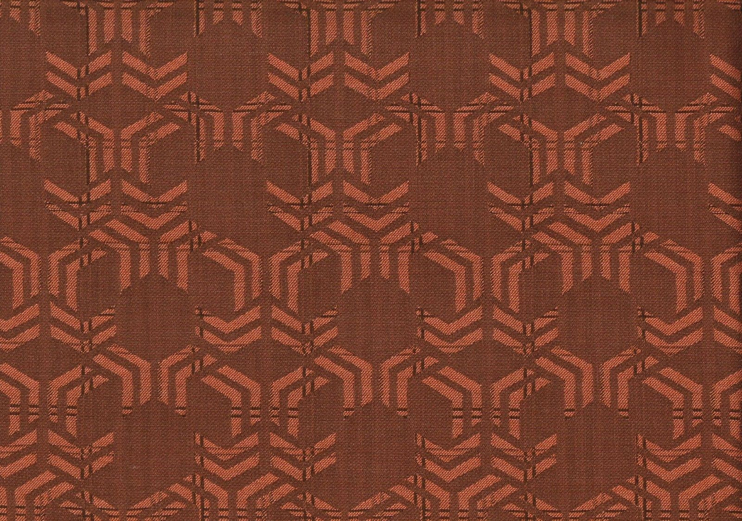 PKaufmann Fabric Rank N File Tepracotta Drapery Upholstery 