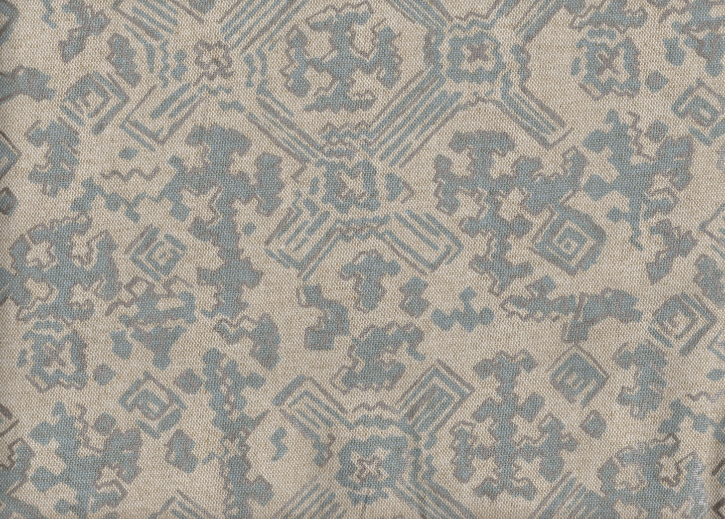 2.75 Yds Lacefield Fabric Nomaden Swedish Blue  Drapery Upholstery