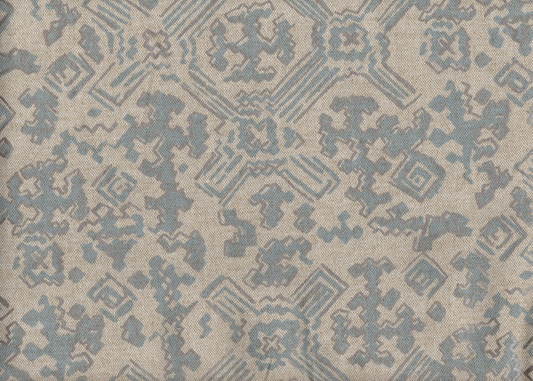 2.75 Yds Lacefield Fabric Nomaden Swedish Blue  Drapery Upholstery